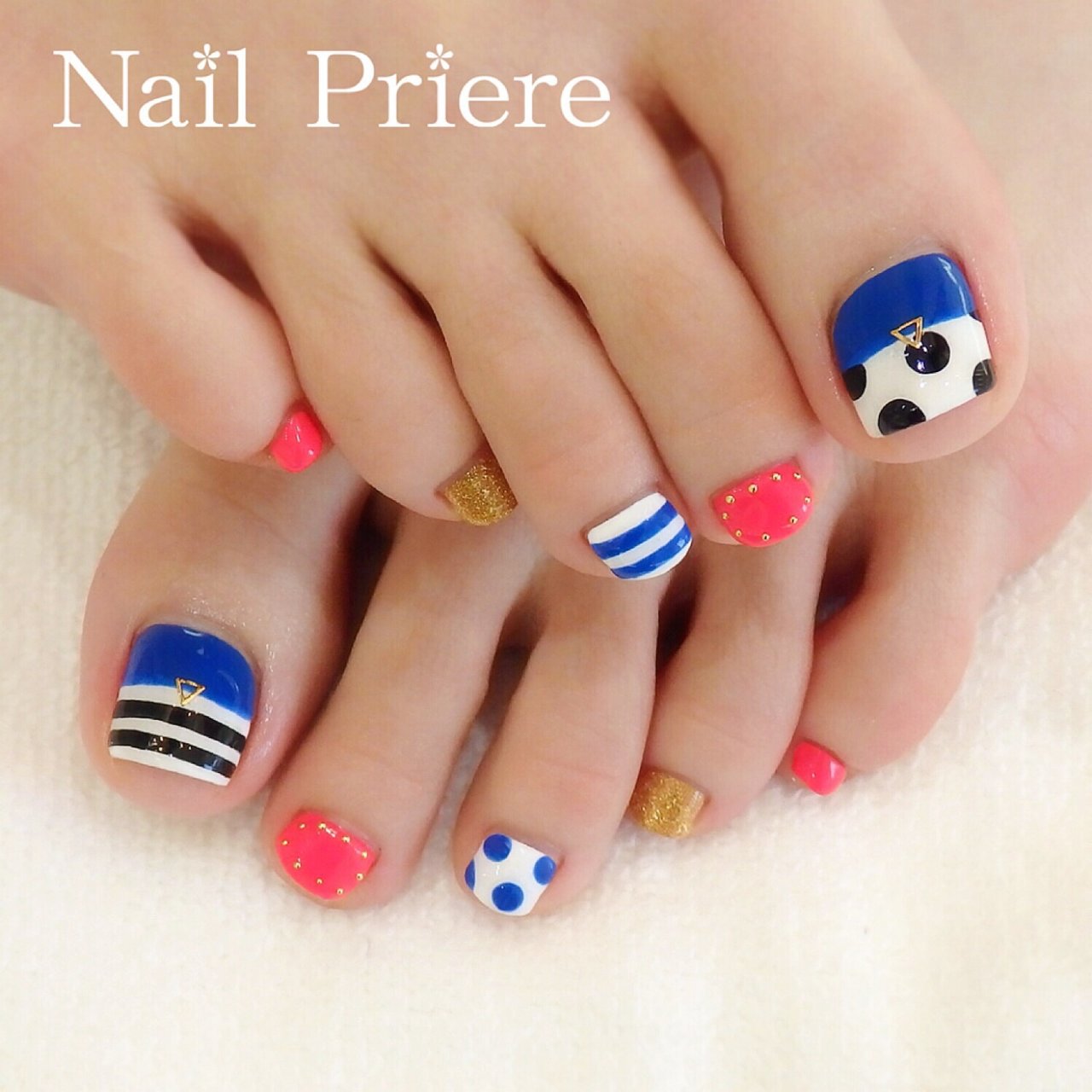 春 夏 旅行 リゾート フット Nail Priereのネイルデザイン No 3452759 ネイルブック