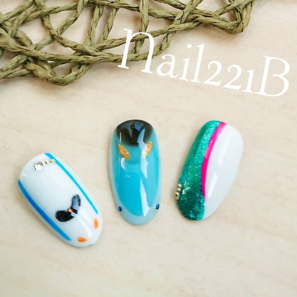 オールシーズン 旅行 ハロウィン ハンド シンプル Nail221bのネイルデザイン No ネイルブック