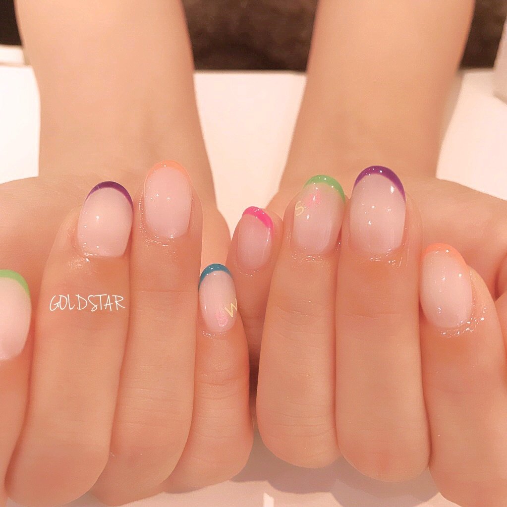 夏 パーティー デート 女子会 ハンド Agloss Nailのネイルデザイン No ネイルブック