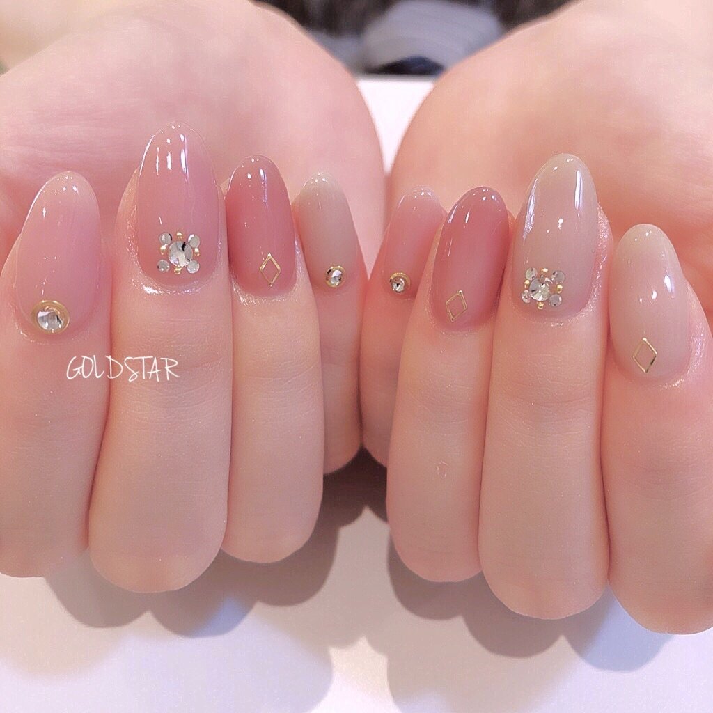 秋 オールシーズン オフィス デート ハンド Agloss Nailのネイルデザイン No 3454217 ネイルブック