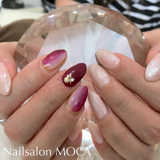 秋 オールシーズン パーティー デート ハンド Nail Salon Mocaのネイルデザイン No ネイルブック