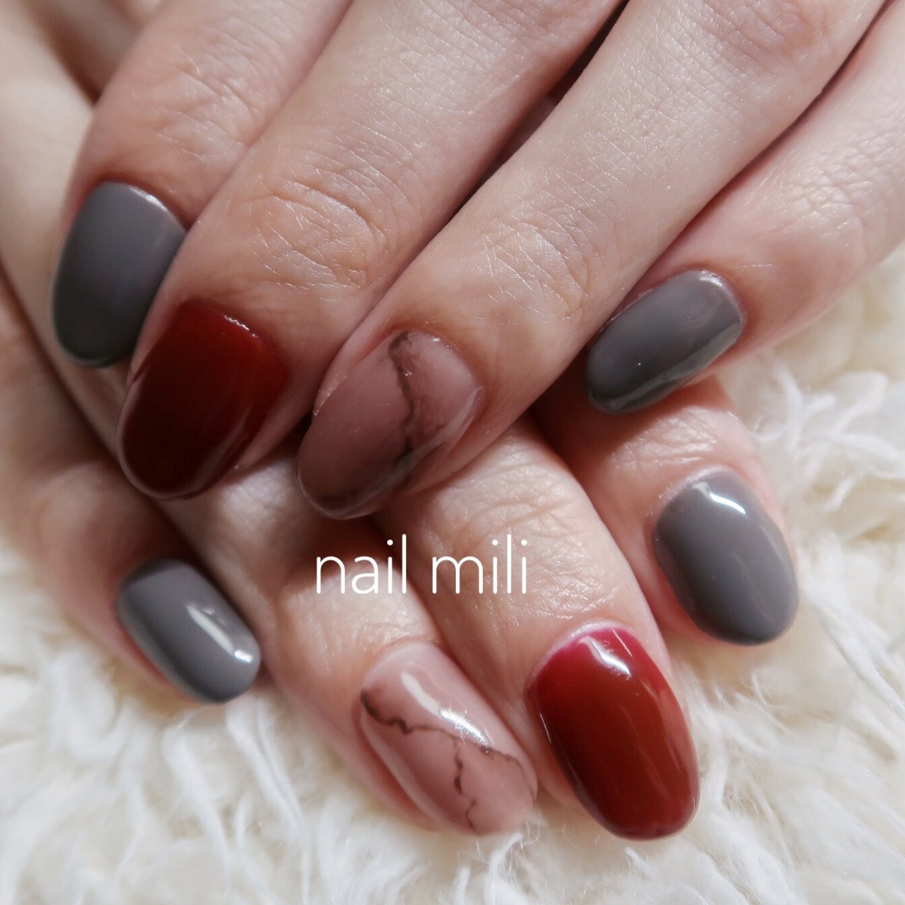 秋 冬 デート 女子会 ハンド Nail Miliのネイルデザイン No 3455647 ネイルブック