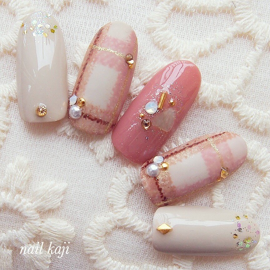 秋 冬 オールシーズン オフィス ハンド Nail Kajiのネイルデザイン No 3461991 ネイルブック