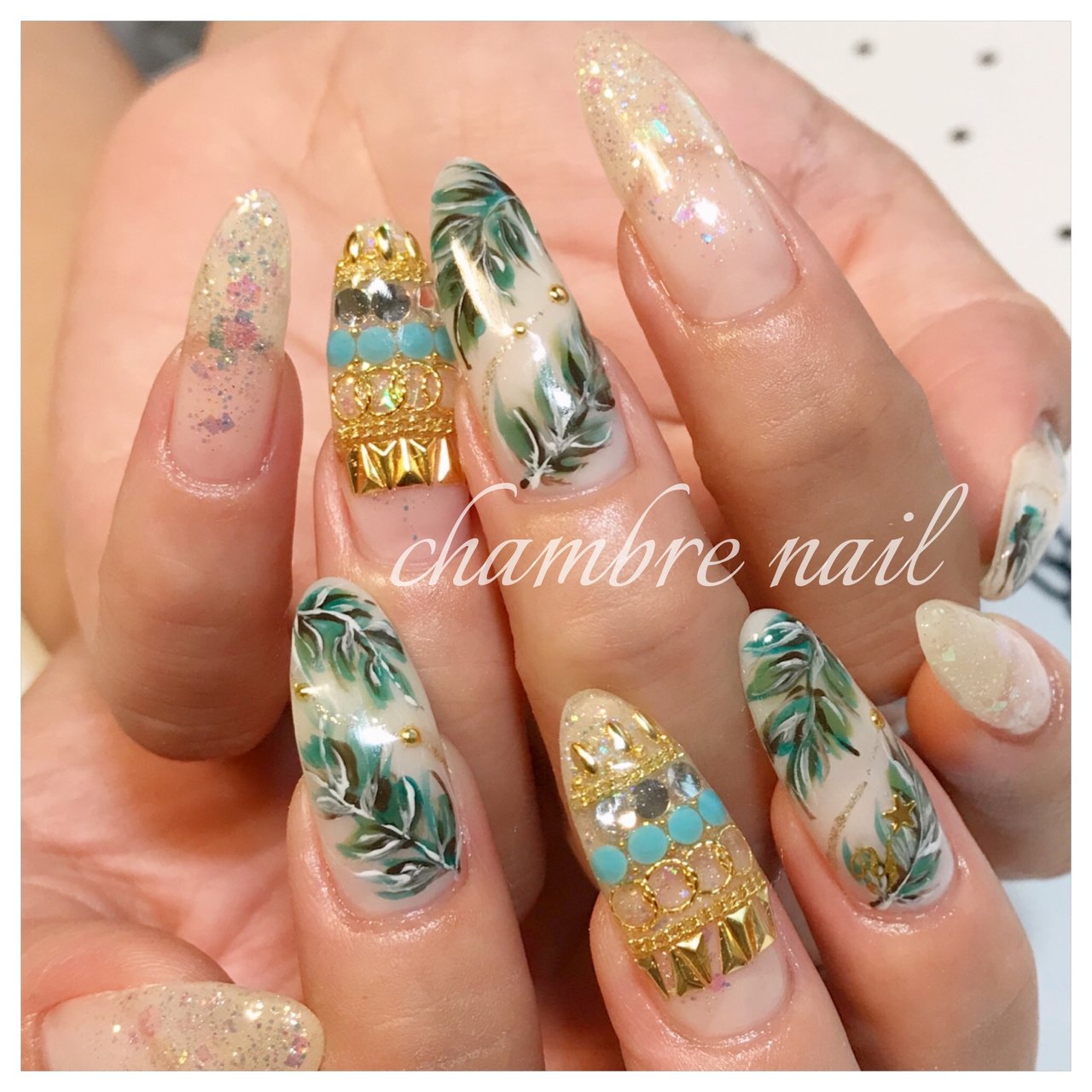 夏 海 リゾート 女子会 ハンド Chambre Nailのネイルデザイン No 3462590 ネイルブック