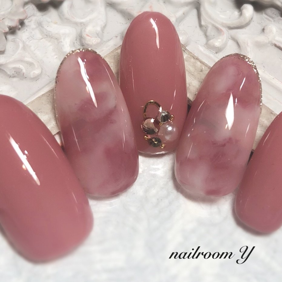 夏 秋 オフィス 女子会 ハンド Nailroomyのネイルデザイン No ネイルブック