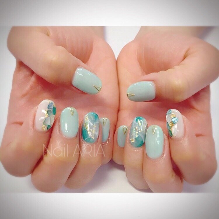 夏 旅行 海 リゾート ハンド Ayaka Nailariaのネイルデザイン No ネイルブック