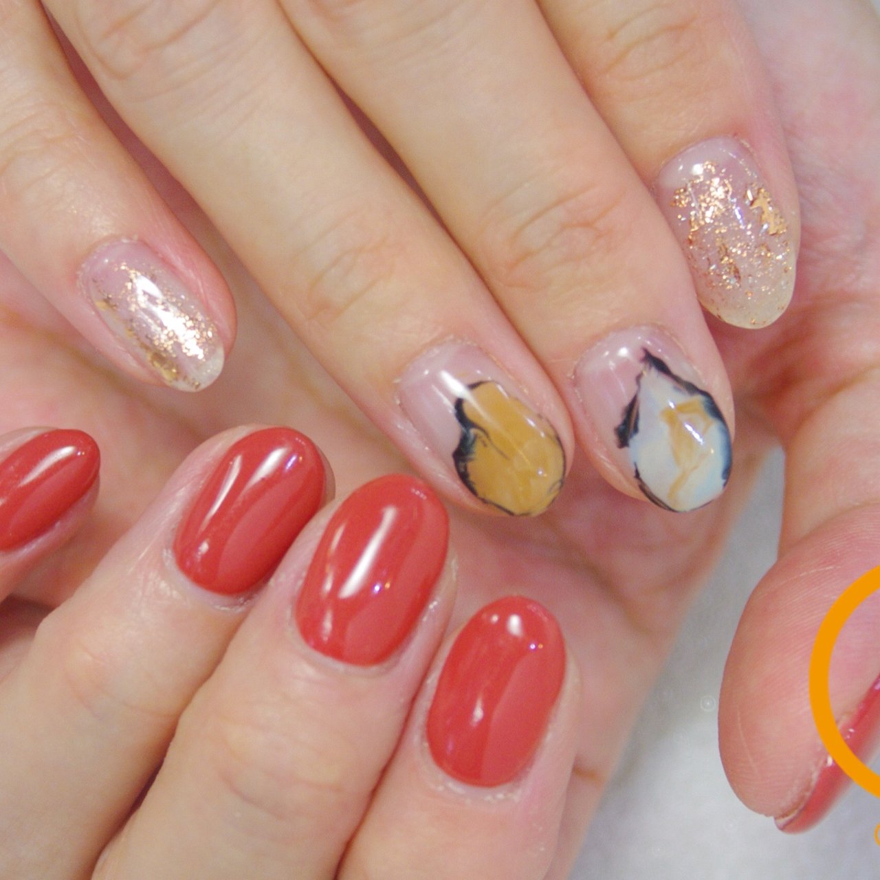 秋 冬 女子会 ハンド シンプル Uccのネイルデザイン No ネイルブック