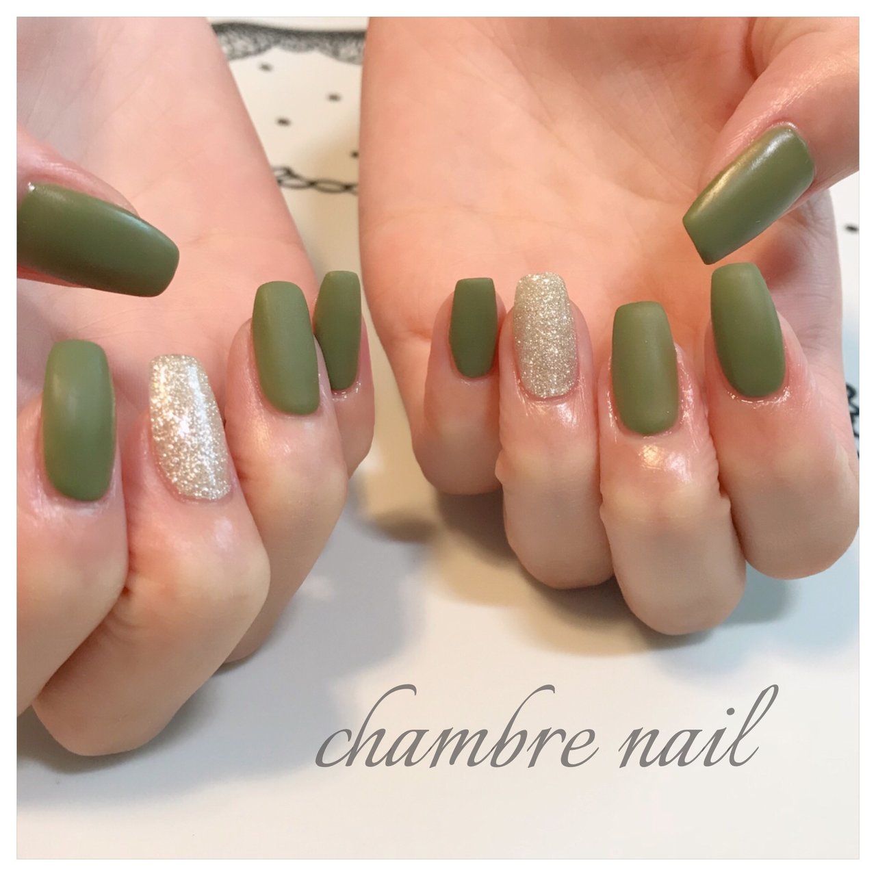 秋 リゾート オフィス 女子会 ハンド Chambre Nailのネイルデザイン No ネイルブック