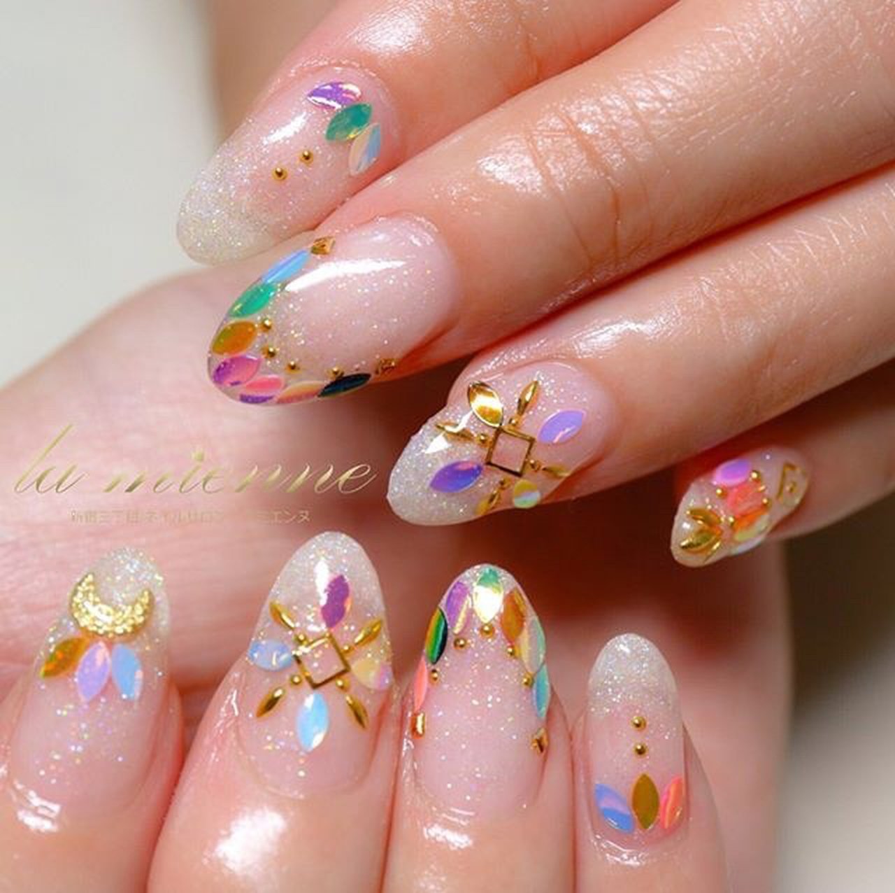 夏 リゾート ライブ パーティー ハンド 新宿三丁目ネイルサロンラミエンヌ 鈴木かおりのネイルデザイン No ネイルブック