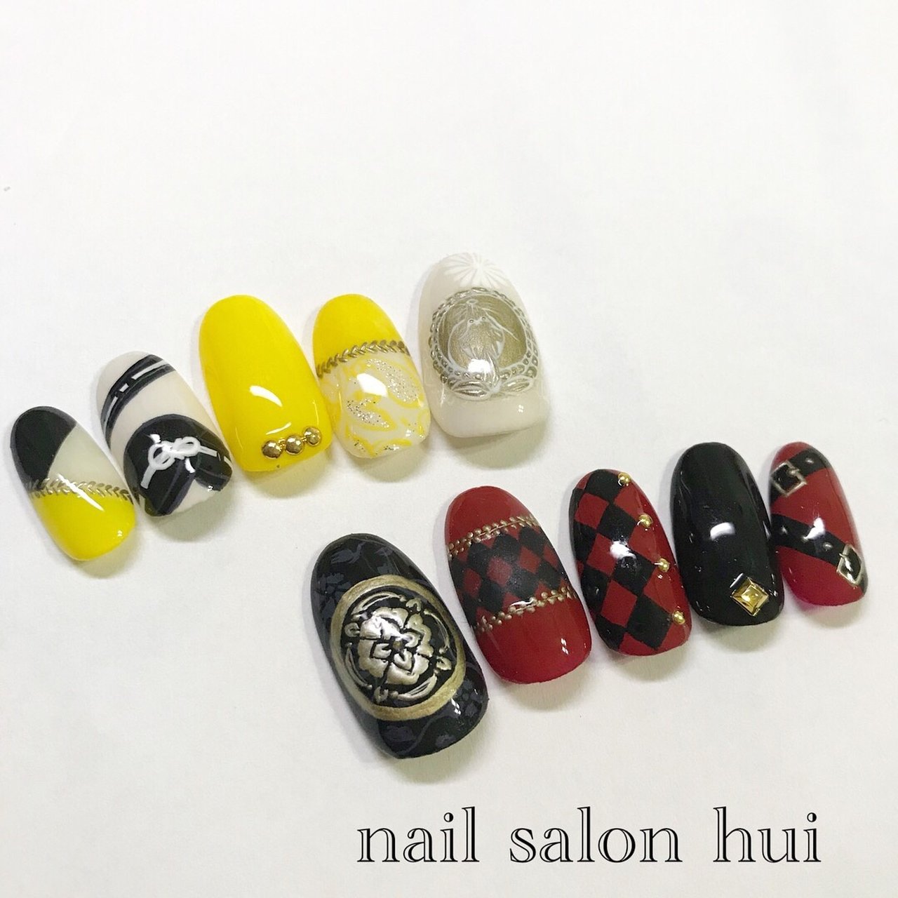 オールシーズン ハンド ジェルネイル ネイルチップ Nailsalon Huiのネイルデザイン No ネイルブック
