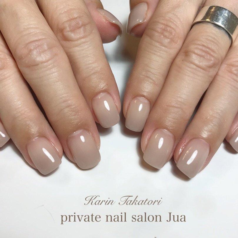 オールシーズン オフィス ブライダル ハンド シンプル Karintakatori Jua のネイルデザイン No ネイルブック