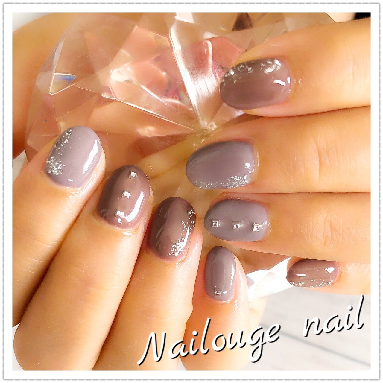 秋 パーティー デート ハンド ワンカラー Nailsalon Nailougeのネイルデザイン No ネイルブック