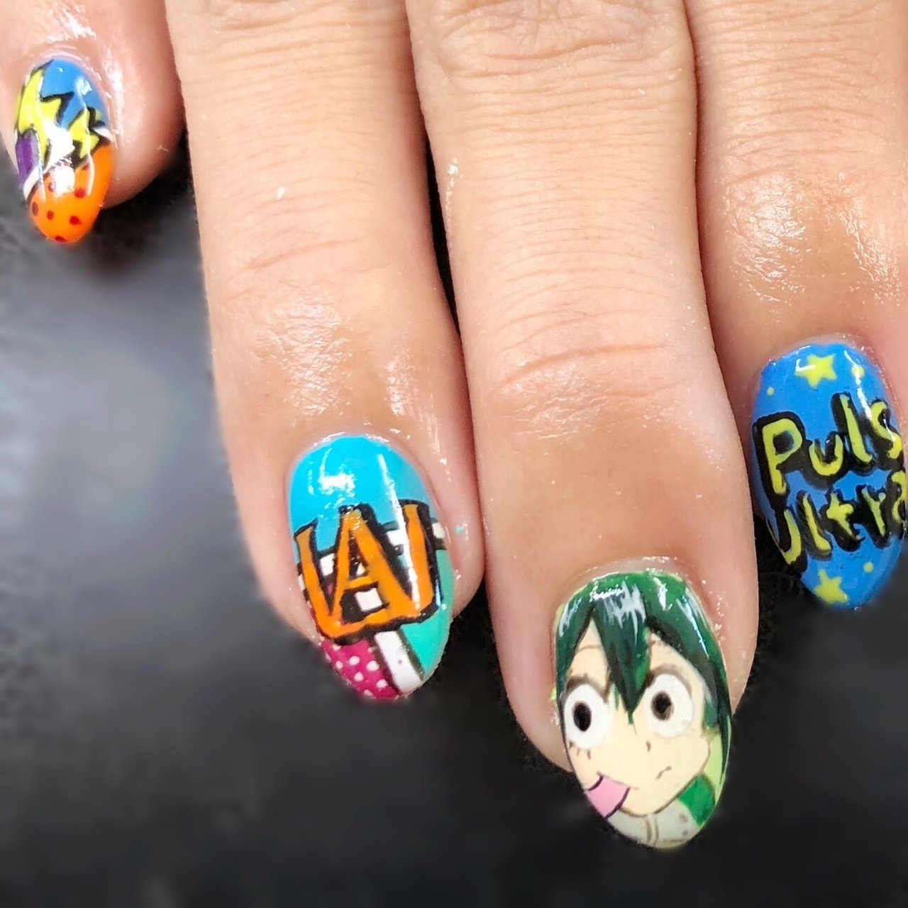 オールシーズン ハンド ワンカラー 痛ネイル キャラクター Nail Salon Snailのネイルデザイン No ネイルブック