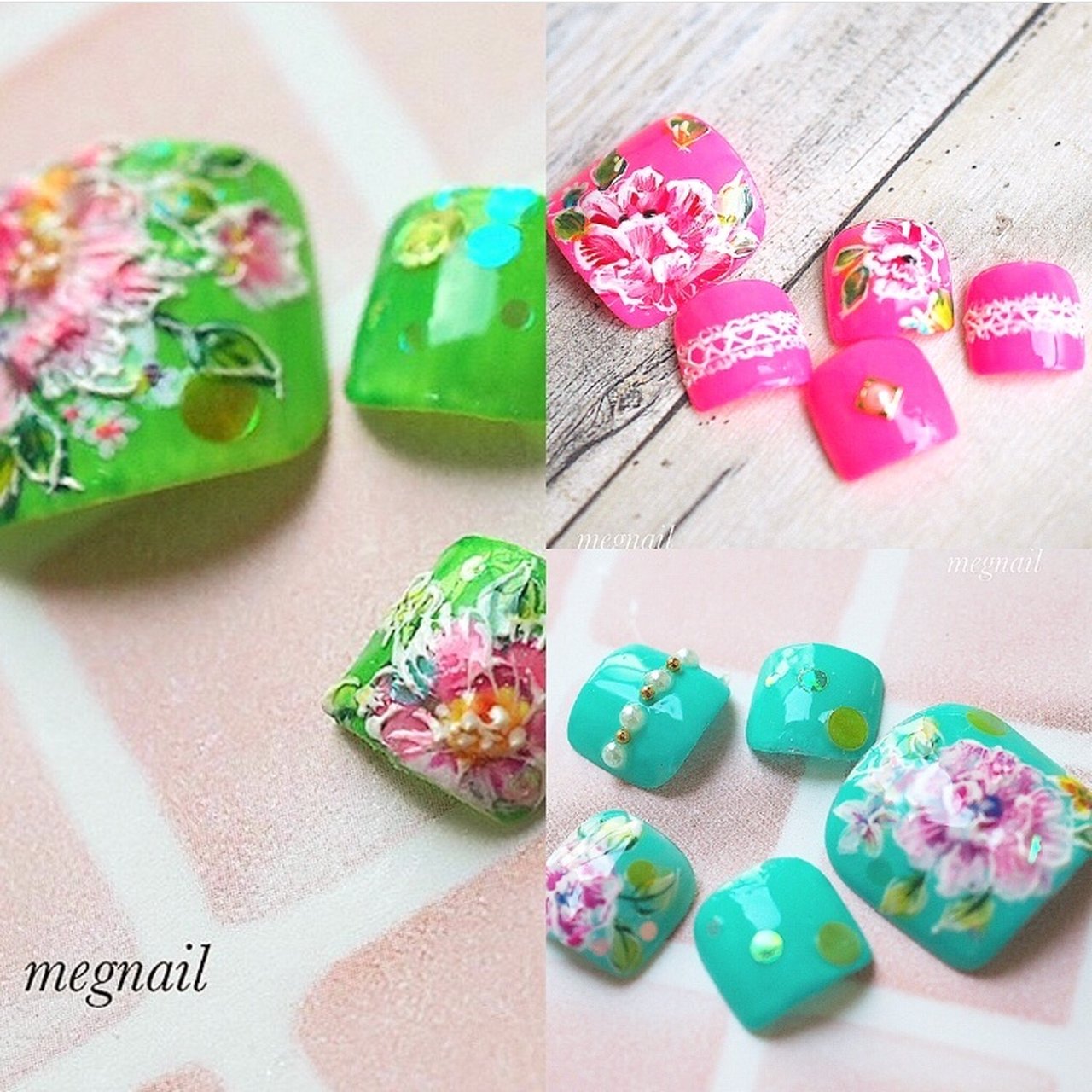 夏 海 リゾート パーティー フット Megnailのネイルデザイン No ネイルブック