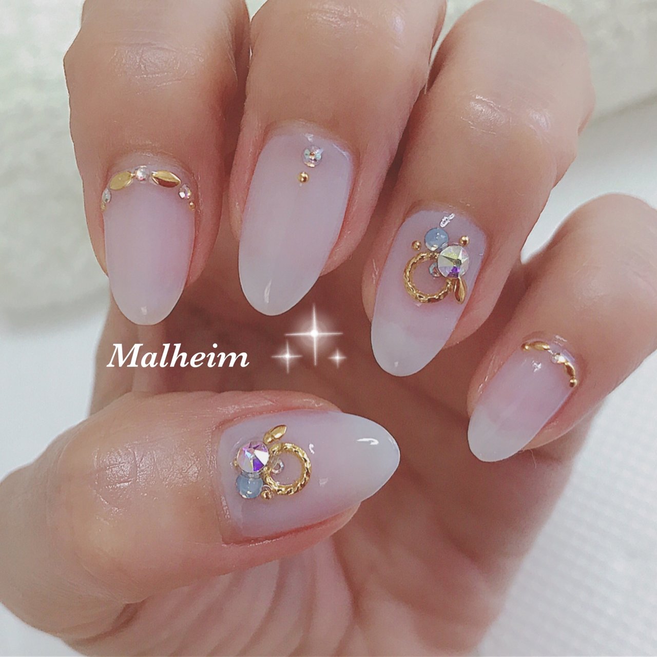 オールシーズン オフィス ブライダル デート ハンド Nails Malheim メルヘイム のネイルデザイン No ネイルブック