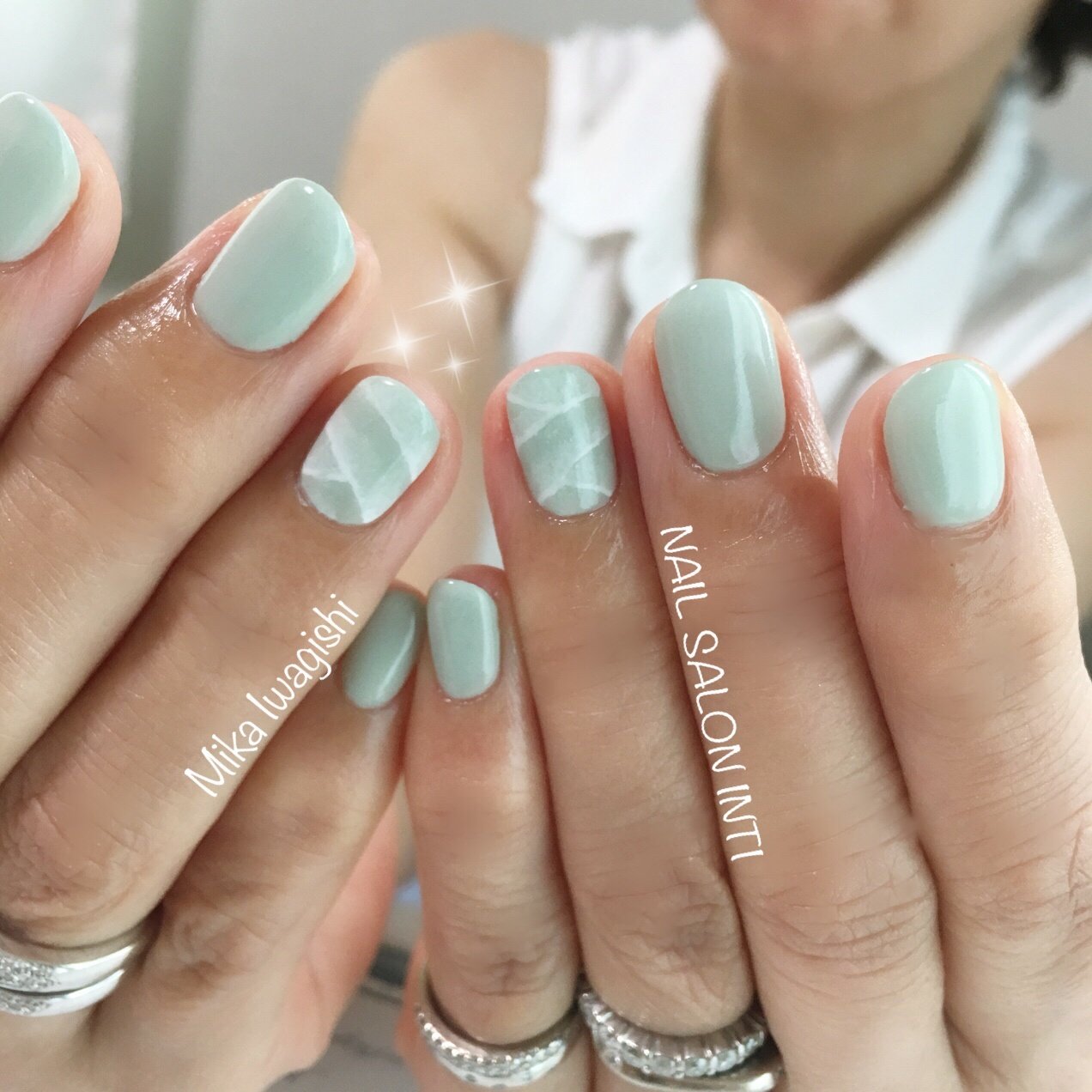 夏 オールシーズン 浴衣 オフィス ハンド Nailsalon Inti 岩岸美華 のネイルデザイン No ネイルブック