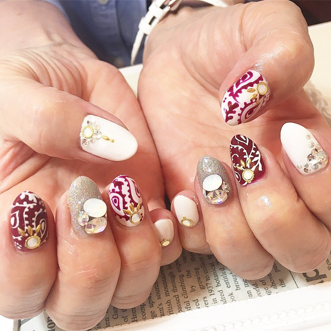 秋 パーティー デート 女子会 ハンド Nail Salon Twinkleのネイルデザイン No ネイルブック