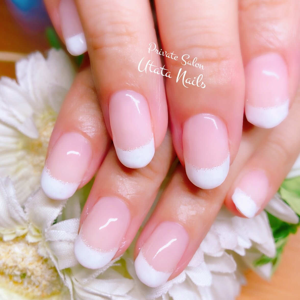 オールシーズン オフィス ブライダル ハンド シンプル Utata Nailのネイルデザイン No ネイルブック