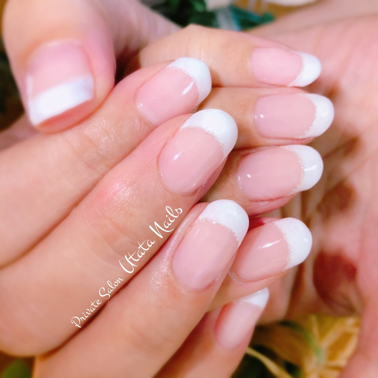 オールシーズン オフィス ブライダル ハンド シンプル Utata Nailのネイルデザイン No ネイルブック