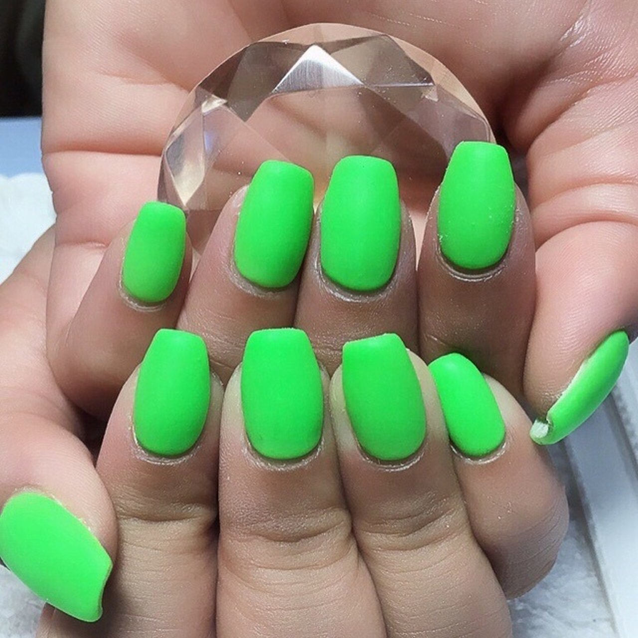 夏/ハンド/シンプル/ワンカラー/痛ネイル - asachan19950512のネイル