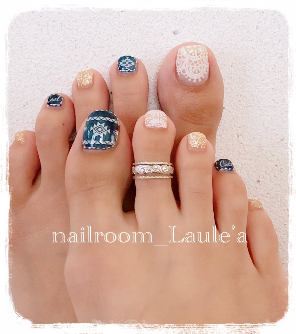 フット ジェル Nailroom Lauleaのネイルデザイン No ネイルブック