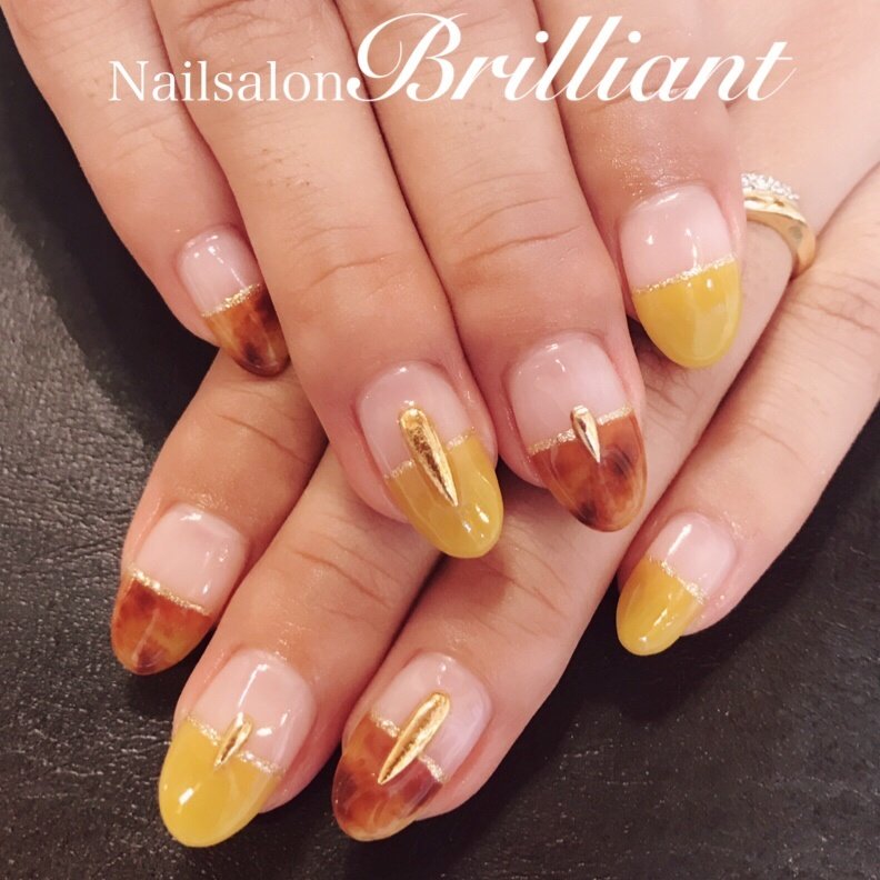 秋 旅行 デート 女子会 ハンド Nailsalonbrilliantのネイルデザイン No ネイルブック