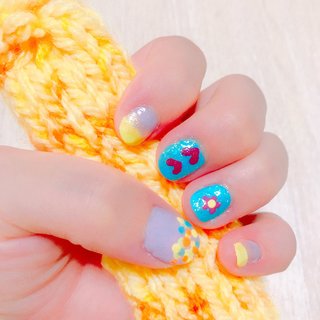 爪楊枝のネイルデザイン ネイルブック