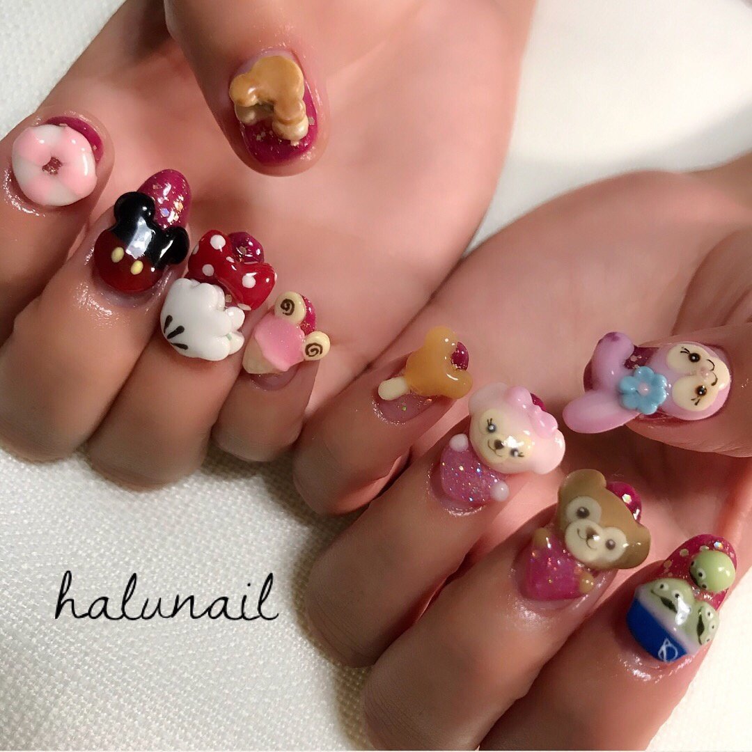 夏 秋 オールシーズン ハロウィン ハンド Halunailのネイルデザイン No ネイルブック