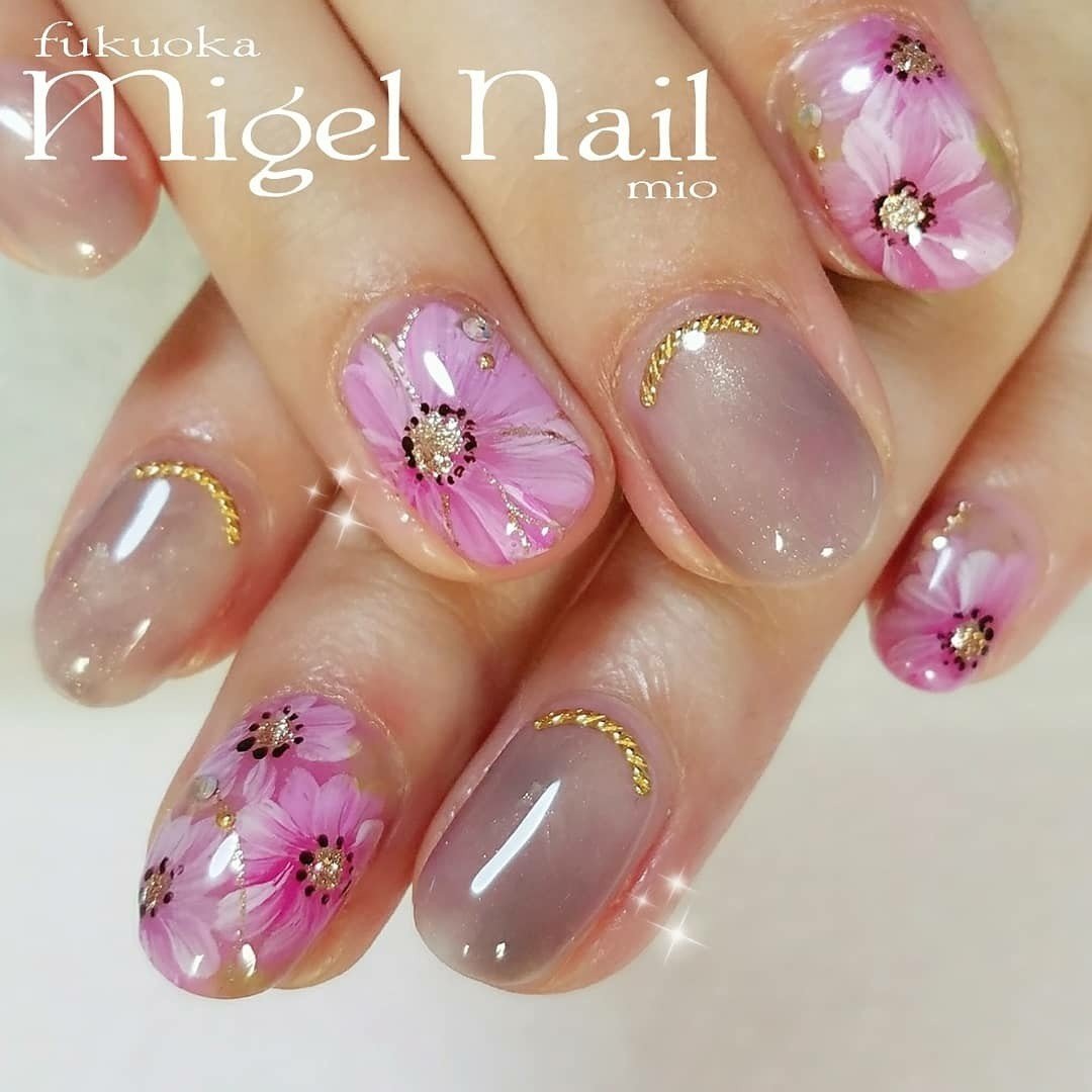 秋 冬 パーティー デート ハンド Migel Nailのネイルデザイン No