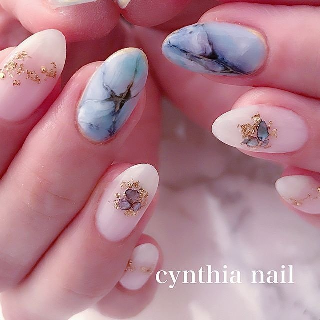 夏 海 リゾート ハンド ワンカラー Cynthianailのネイルデザイン No ネイルブック