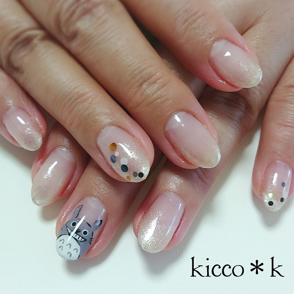 オールシーズン オフィス デート 女子会 ハンド Kicco K Nailのネイルデザイン No ネイルブック