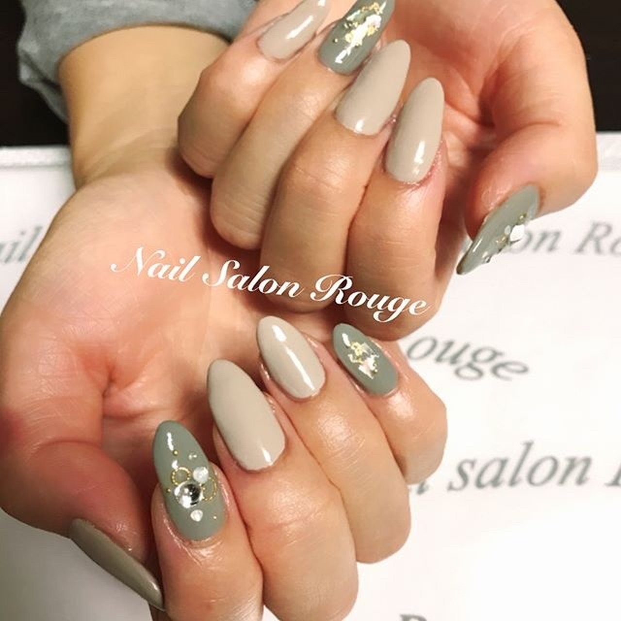 秋 旅行 オフィス 女子会 ハンド 郡山 Nail Salon Rougeのネイルデザイン No ネイルブック