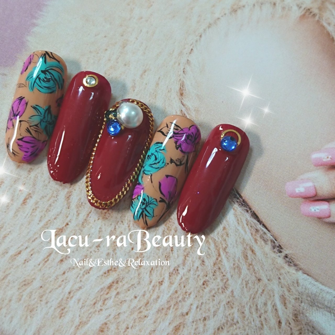 秋 冬 旅行 女子会 ハンド Lacu Rabeauty Koharuのネイルデザイン No ネイルブック