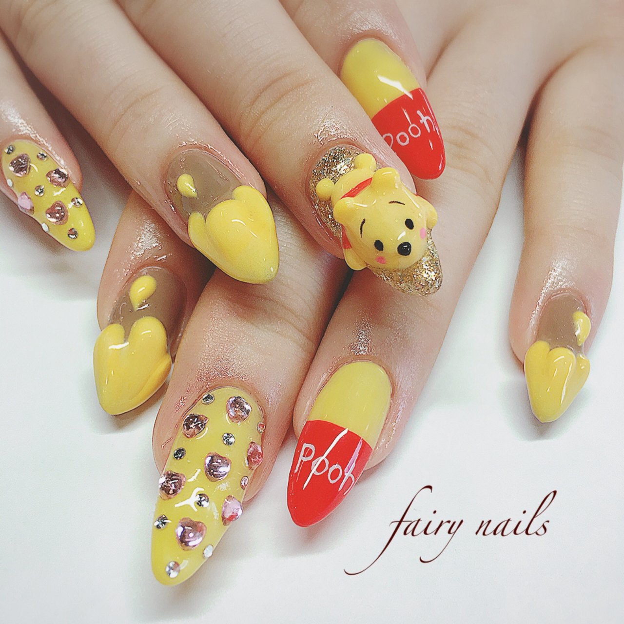 オールシーズン ハンド 痛ネイル キャラクター ロング Fairy Nails Eyelash フェアリーネイルズ アイラッシュのネイル デザイン No 3494570 ネイルブック