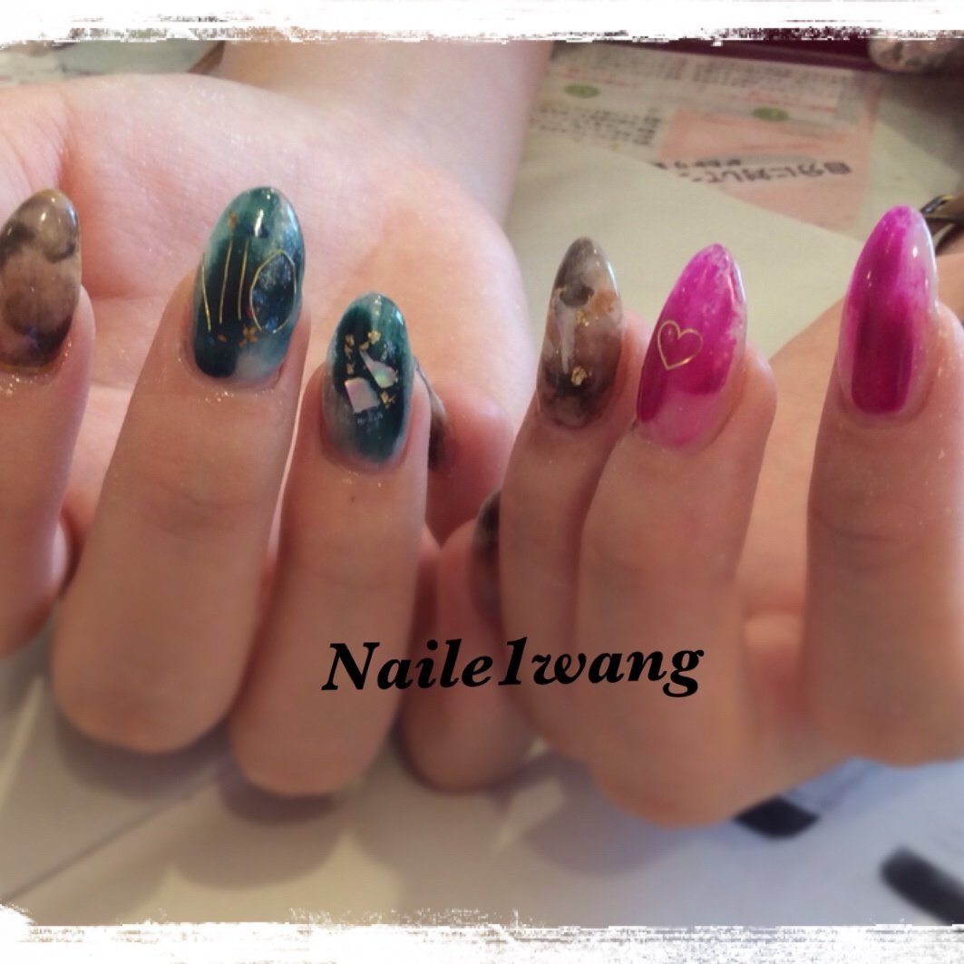 秋 オールシーズン オフィス デート フット Nail1wangのネイルデザイン No ネイルブック
