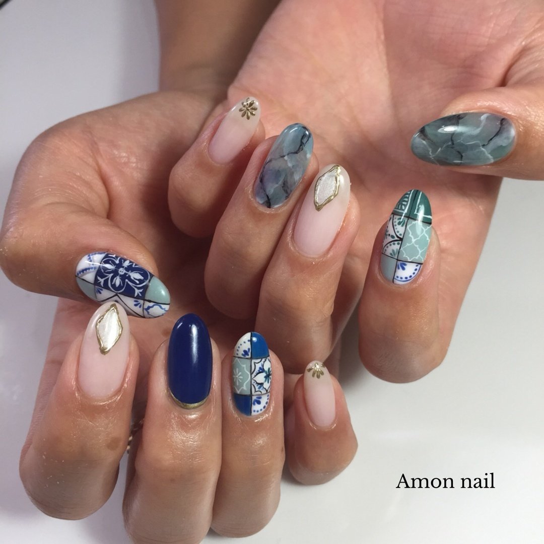 ハンド ジェル Amon Nailのネイルデザイン No ネイルブック