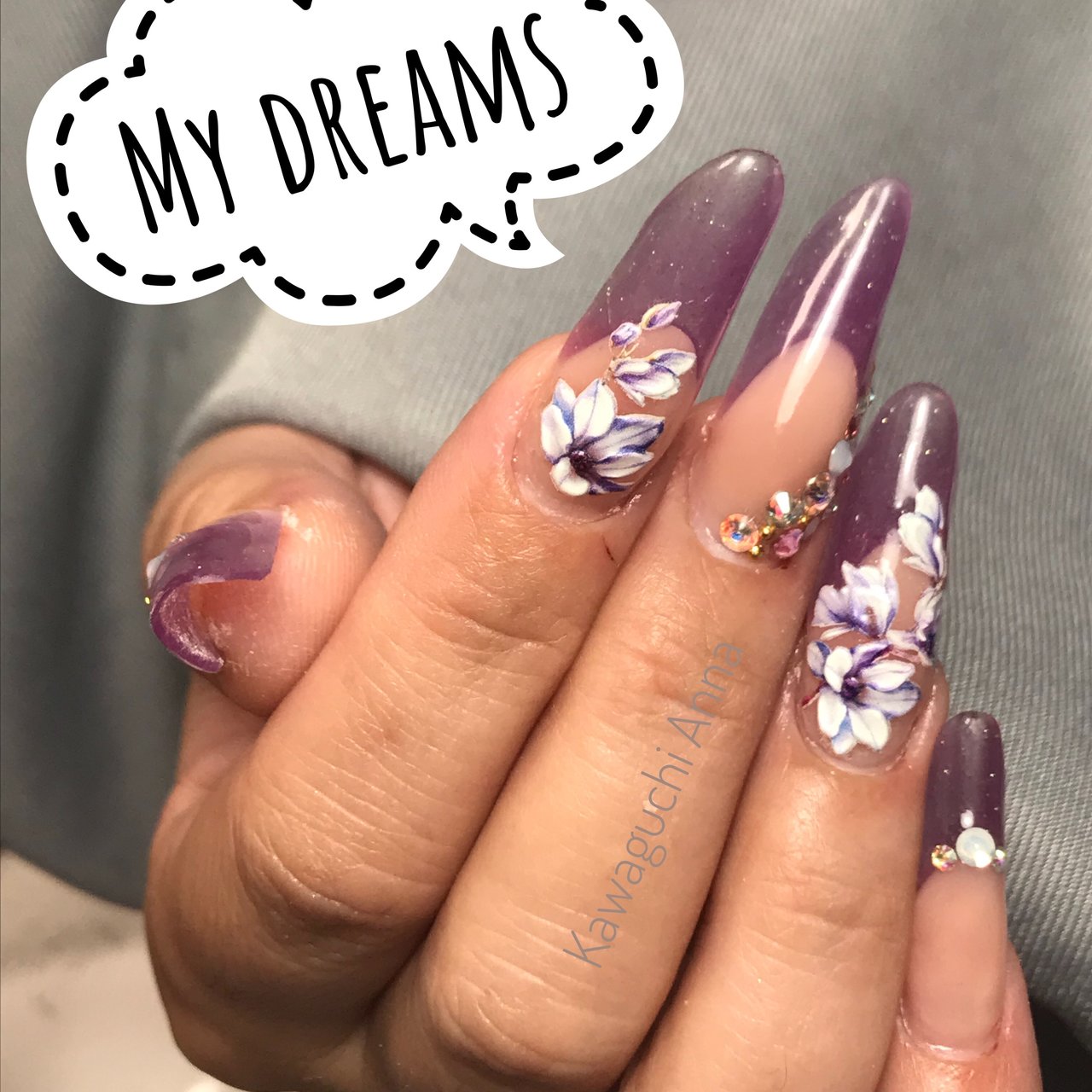 オールシーズン パーティー デート 女子会 ハンド Anna Mydreams Nailsalonのネイルデザイン No ネイル ブック