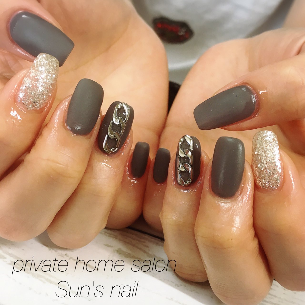 秋 冬 パーティー ハンド シンプル Sun Snailのネイルデザイン No ネイルブック