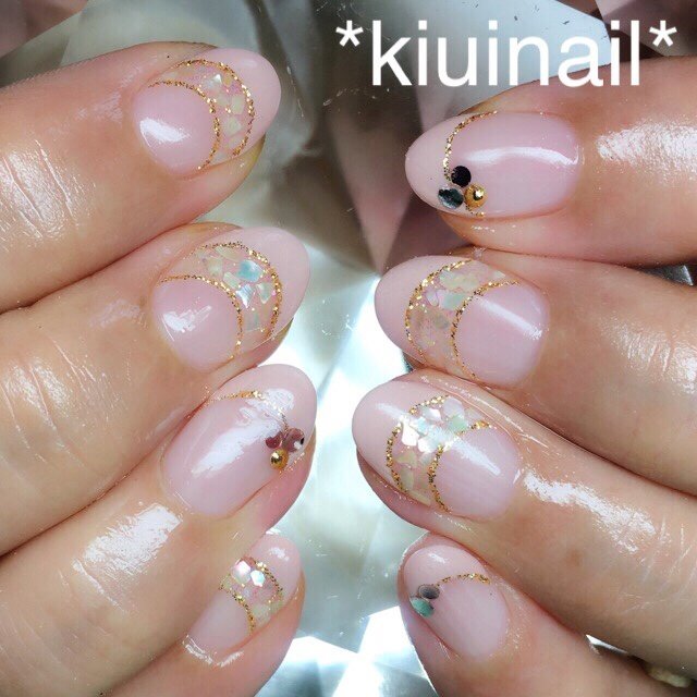 夏 ハンド フレンチ ショート ベージュ Kiuinailのネイルデザイン No ネイルブック