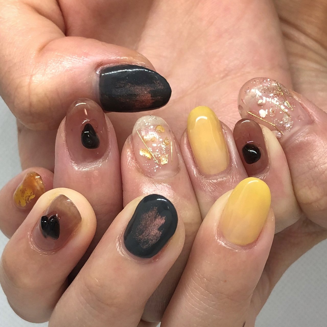 秋 冬 旅行 女子会 ハンド Nailsalonsivaのネイルデザイン No ネイルブック