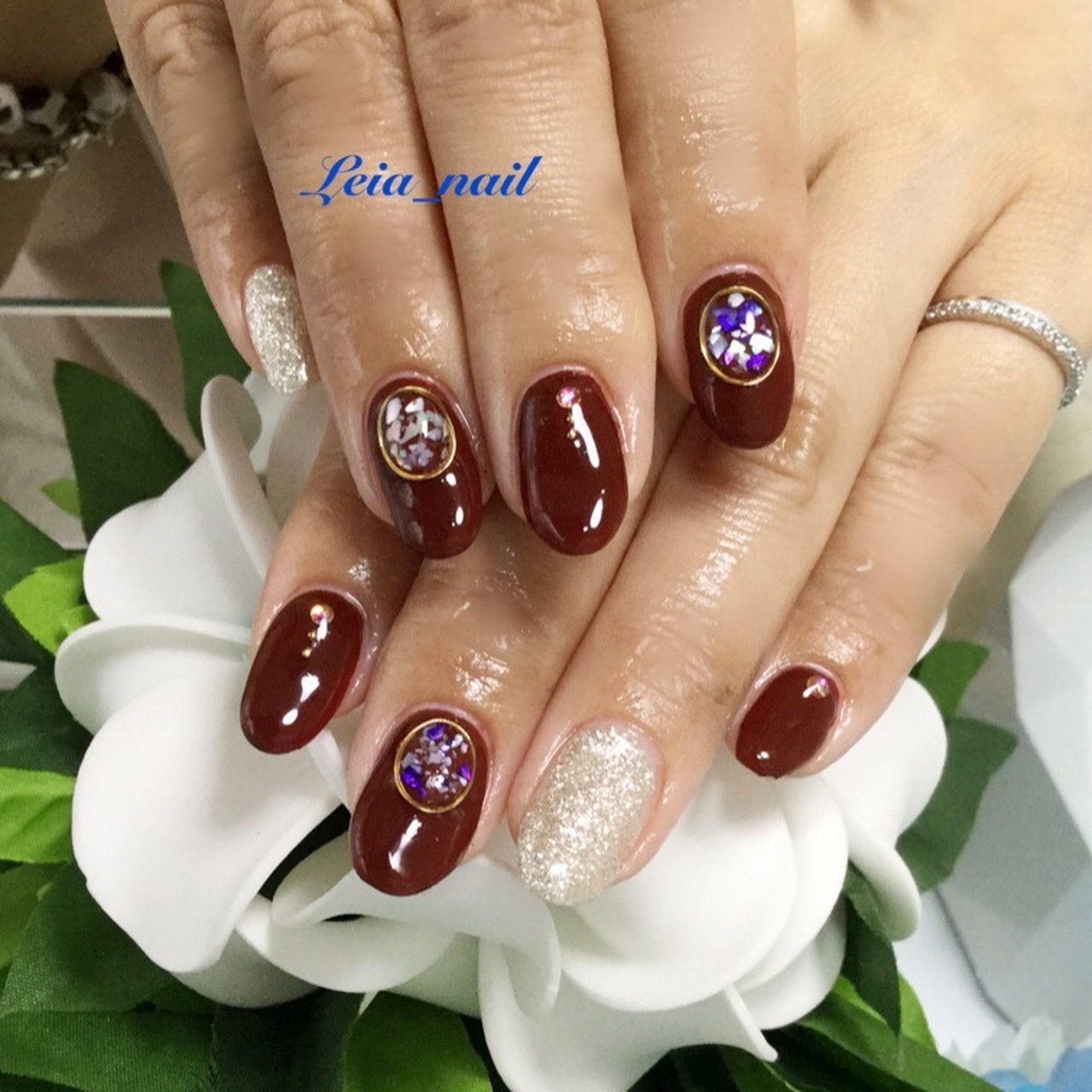ハンド ジェルネイル お客様 Leianail のネイルデザイン No ネイルブック