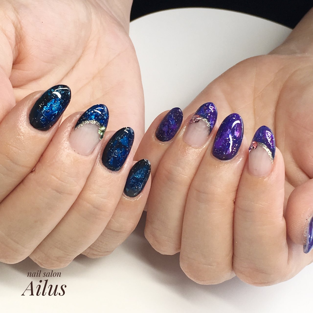 オールシーズン ハンド ホログラム ラメ ワンカラー Nail Salon Ailusのネイルデザイン No 3510673 ネイルブック