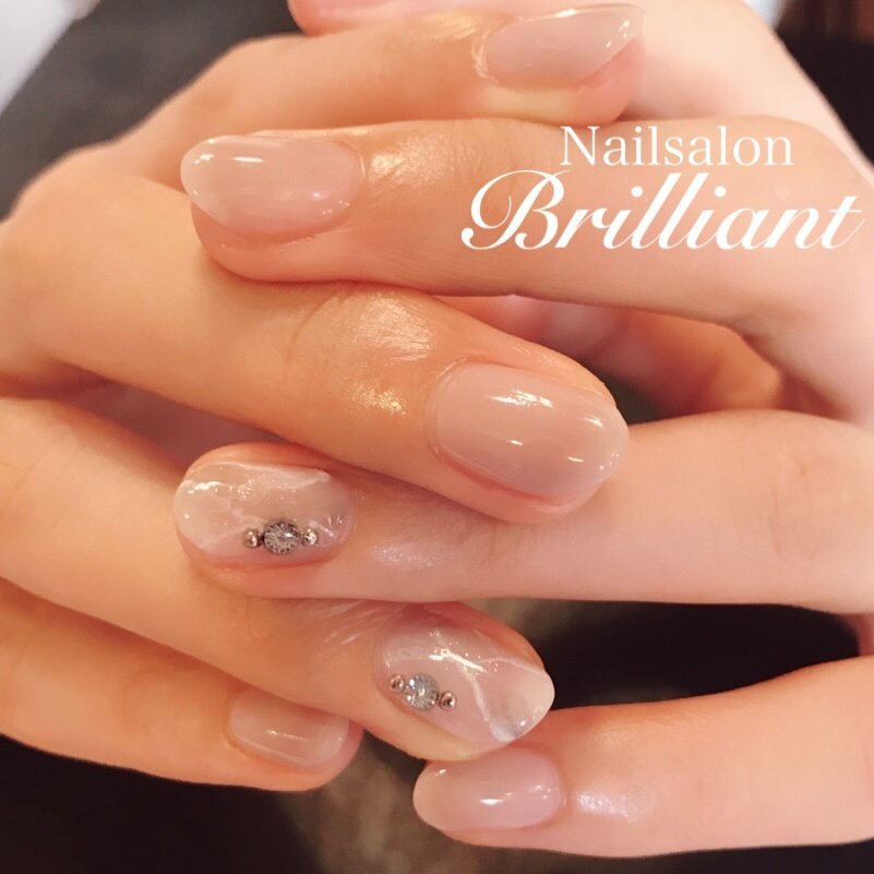 秋 オールシーズン オフィス デート ハンド Nailsalonbrilliantのネイルデザイン No ネイルブック