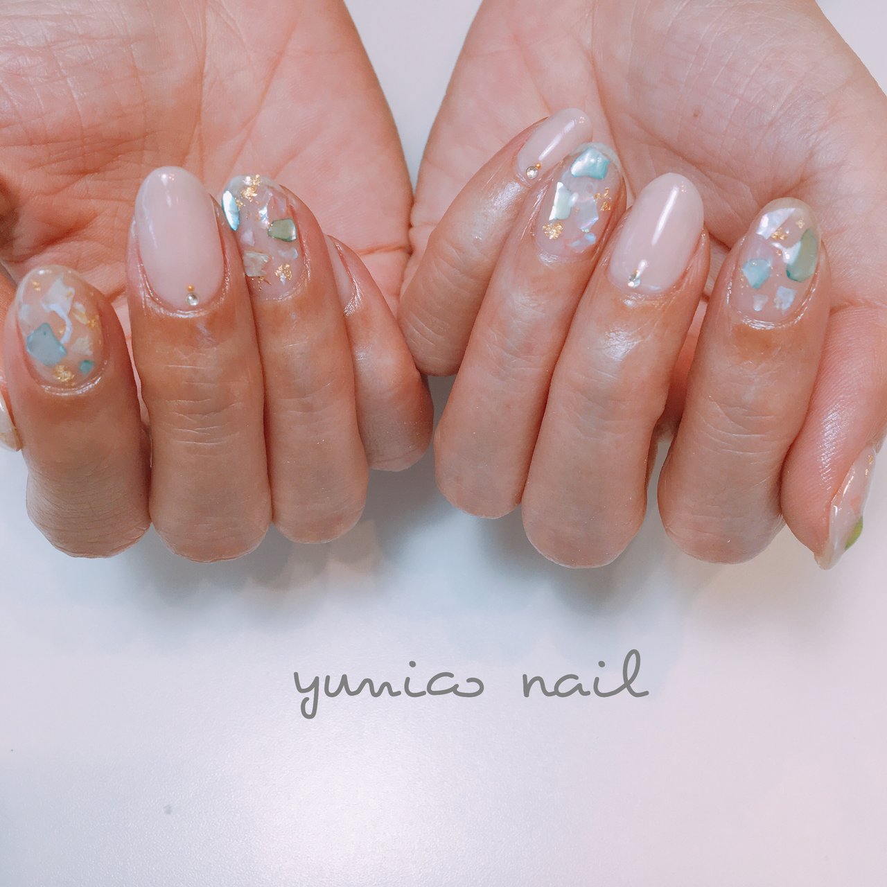 夏 秋 オフィス デート ハンド Yunico Nail ユニコネイル 熊本ネイルサロンのネイルデザイン No ネイルブック