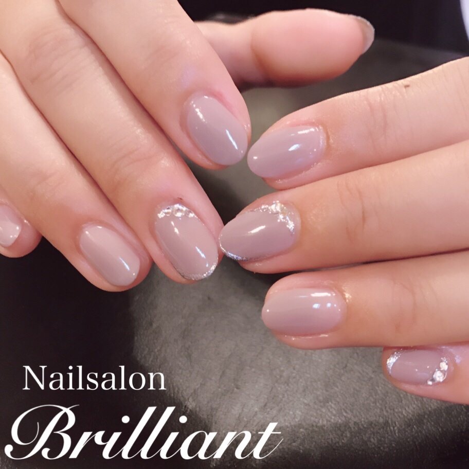 秋 オールシーズン オフィス デート ハンド Nailsalonbrilliantのネイルデザイン No 3514431 ネイルブック