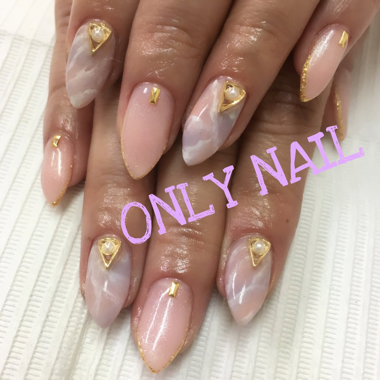 オールシーズン/オフィス/ブライダル/ハンド/シンプル - ONLY NAIL