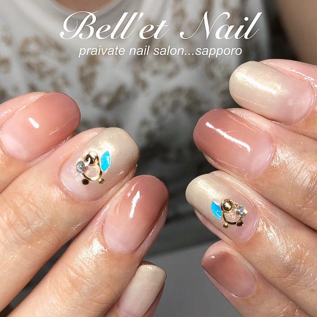 秋 ハンド ボルドー ブラウン グレージュ Bell Et Nail ネイリストayacoのネイルデザイン No ネイルブック