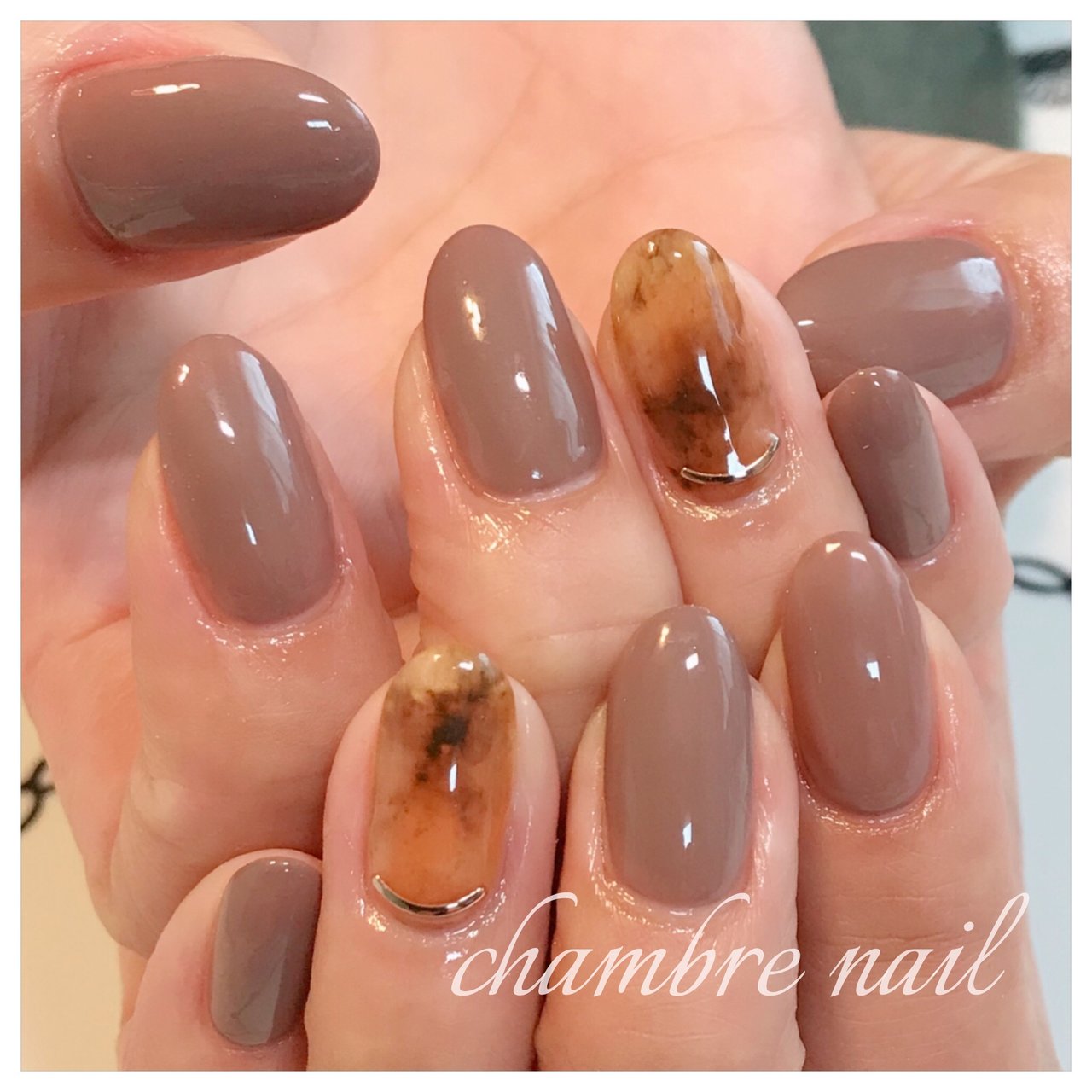 秋 オフィス デート 女子会 ハンド Chambre Nailのネイルデザイン No 3520468 ネイルブック