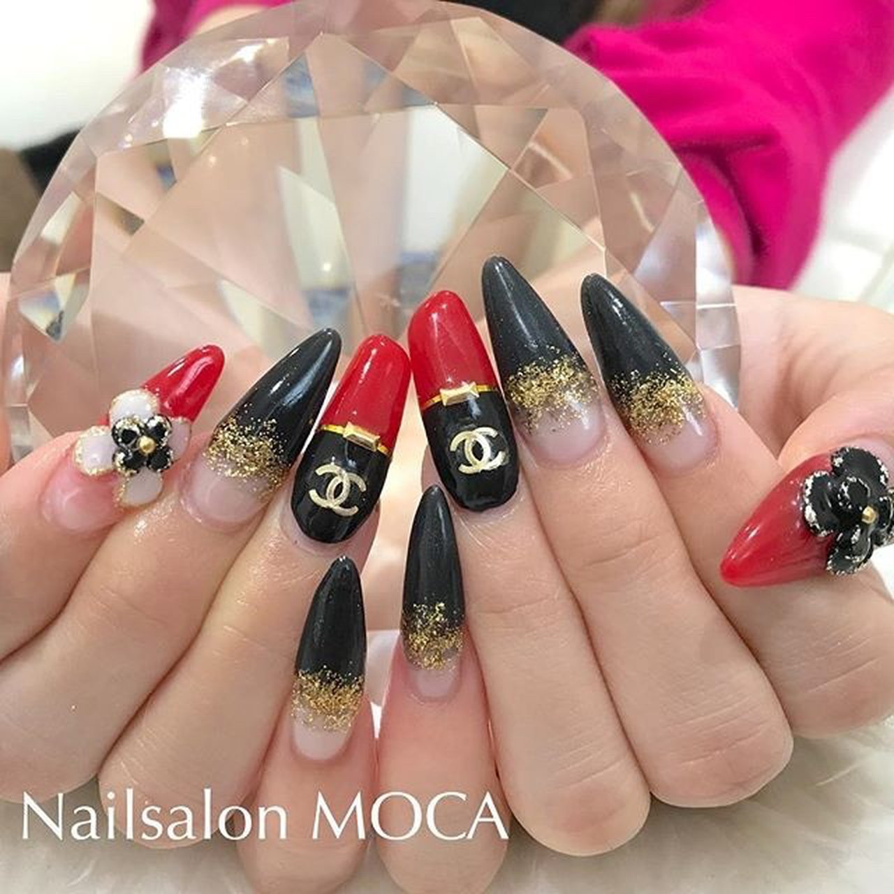 オールシーズン パーティー デート 女子会 ハンド Nail Salon Mocaのネイルデザイン No ネイルブック