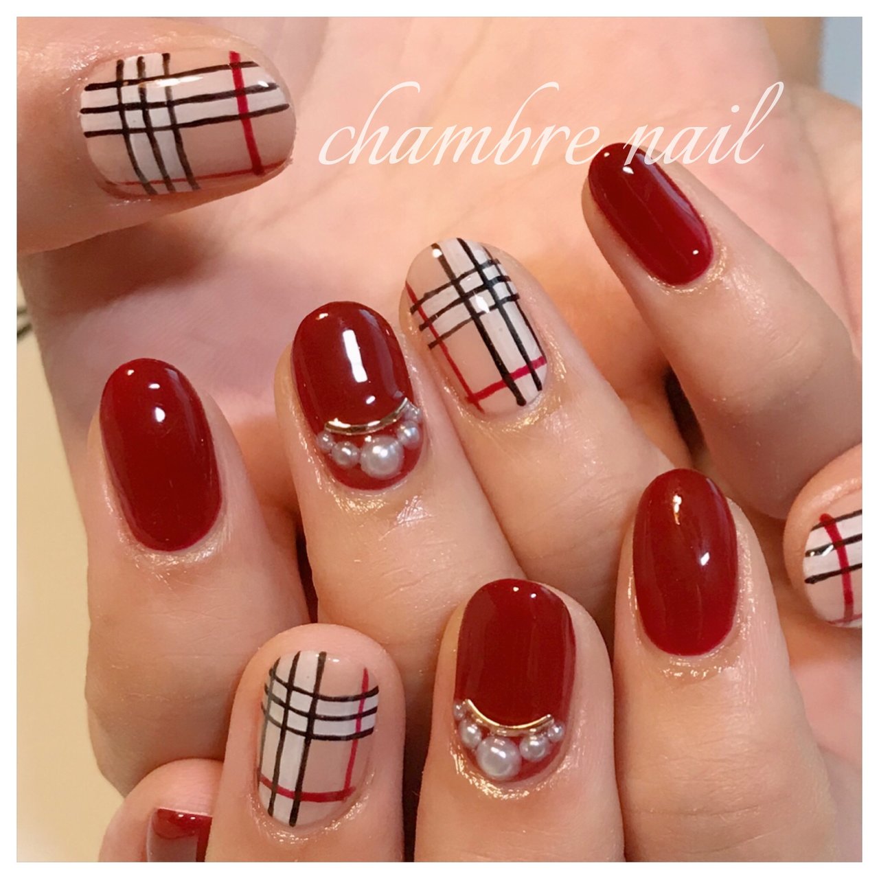 秋 オフィス デート 女子会 ハンド Chambre Nailのネイルデザイン No ネイルブック